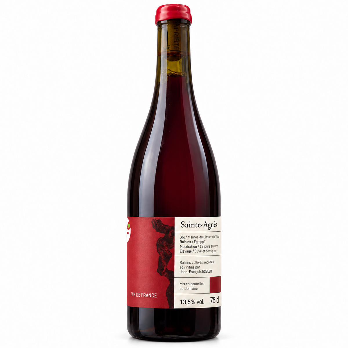 Sainte-Agnès 2023 Jean-François Essler – packshot bottiglia 75 cl
