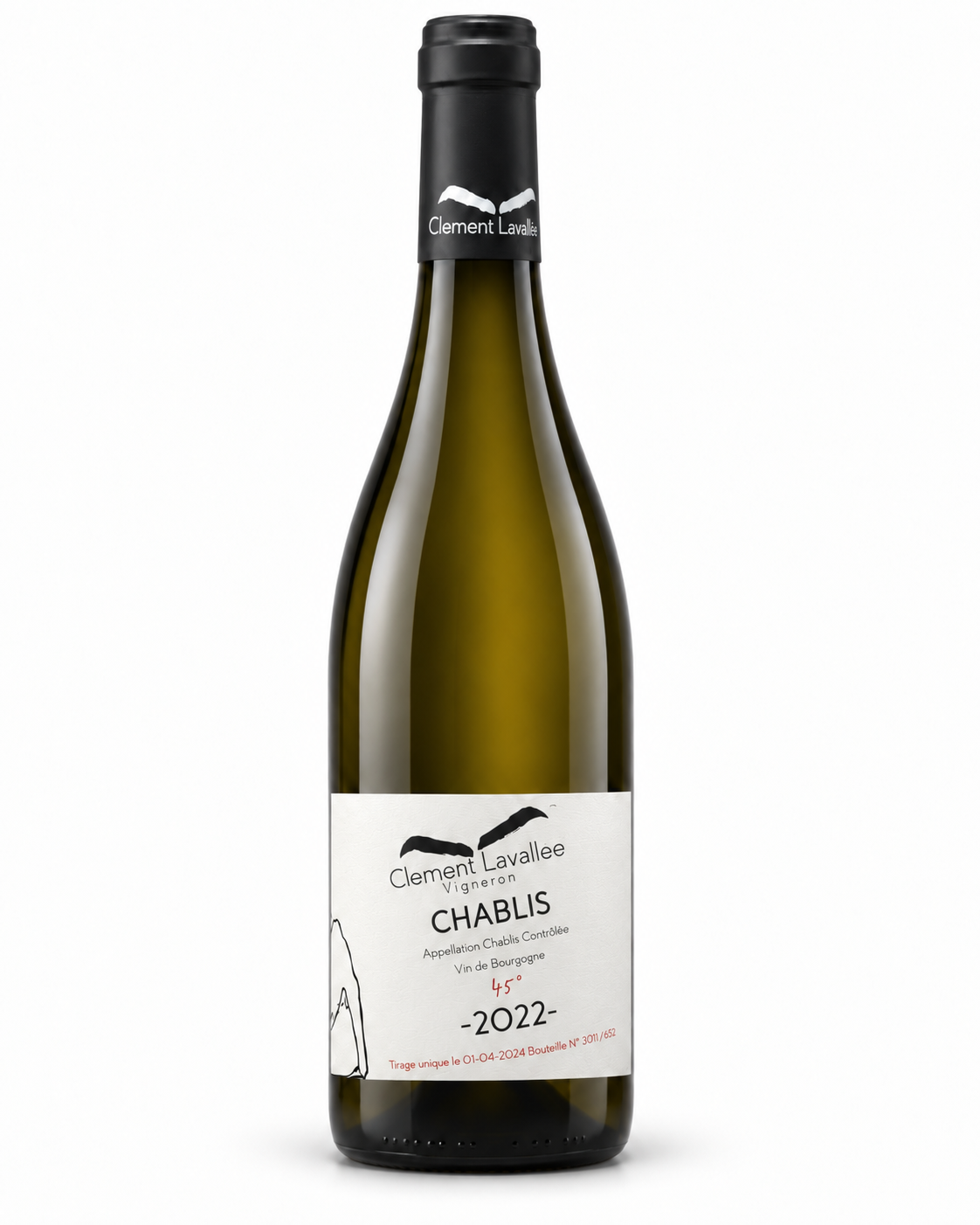 Bottiglia Chablis 45° 2022 – Clément Lavallée
