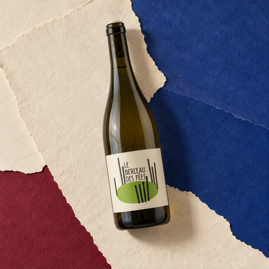 Le Berceau des Fées 2023 – Domaine aux Moines – fotografia ambientata della bottiglia